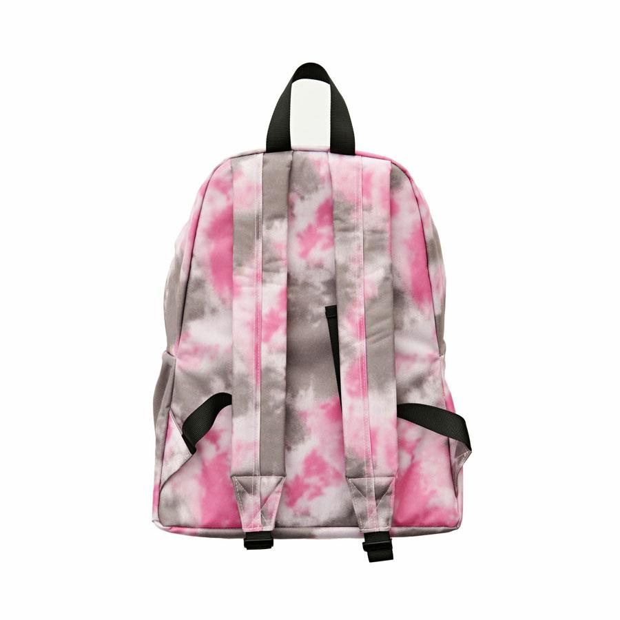 TIEDYE BACKPACK RASPBERRY/DUSTY GREE