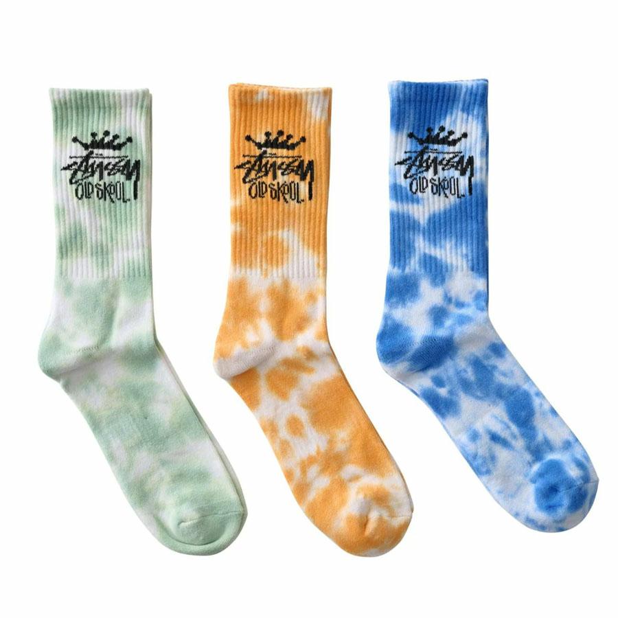 OLD SKOOL TIEDYE SOCK MUTLI