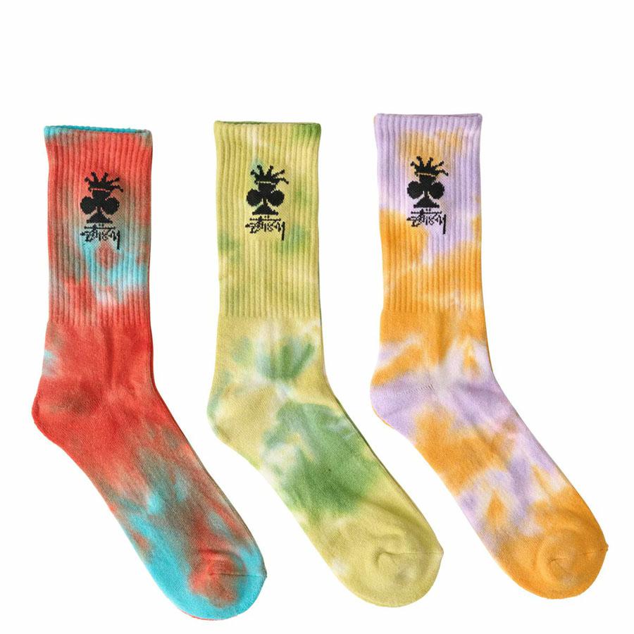 MENS CLUB CROWN SOCK 3PK MULTI