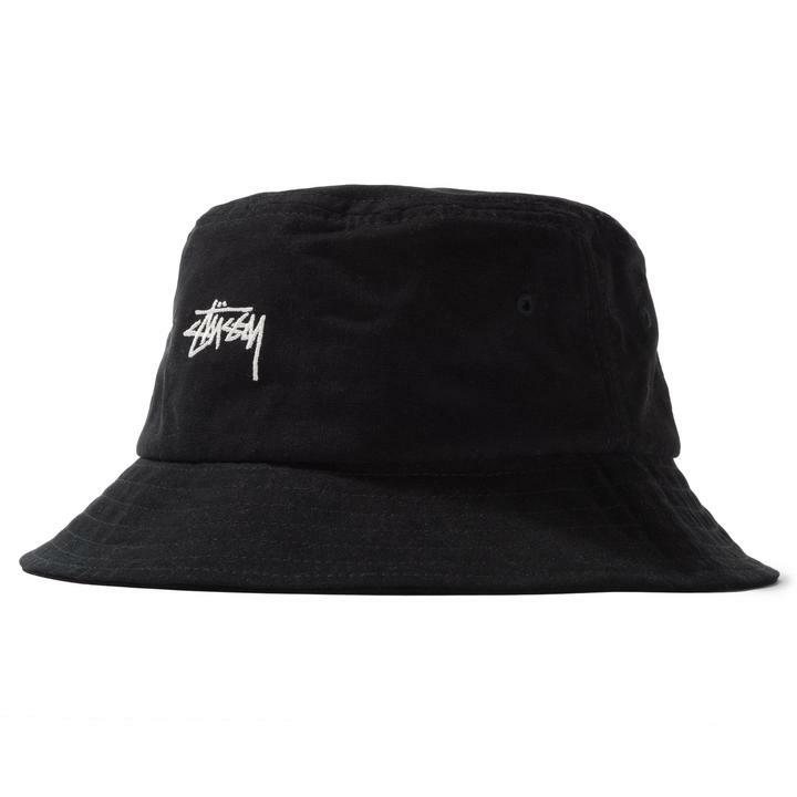 STOCK BUCKET HAT BLACK