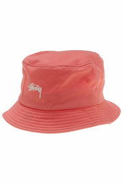 STOCK BUCKET HAT CORAL