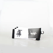 MENS GRAFFITI CREW SOCK 3 WHITE/BLACK