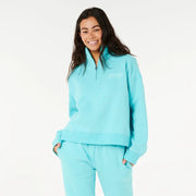SURF PUFF 1/4 ZIP ELECTRIC BLUE
