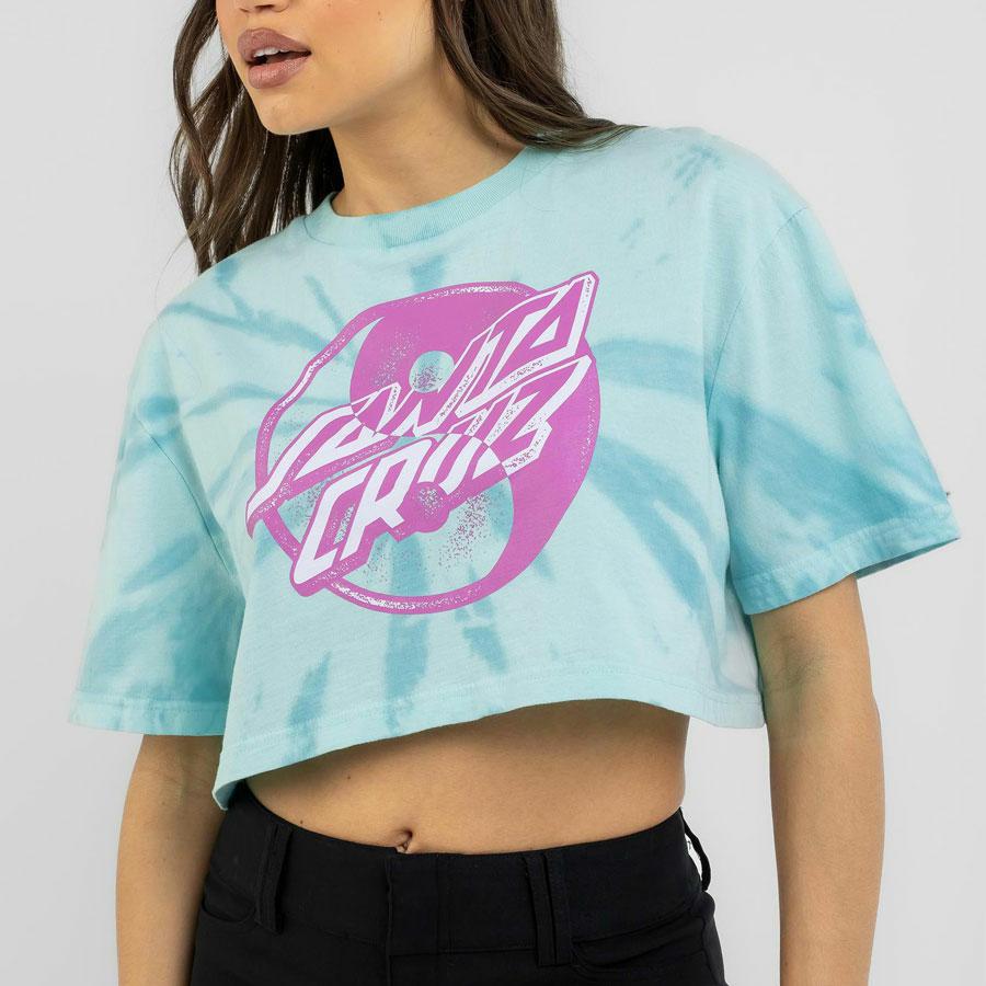 YIN YANG DOT AQUA TIE DYE