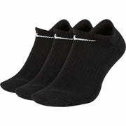 TRAINING NO-SHOW SOCKS (3 BLACK/WHITE