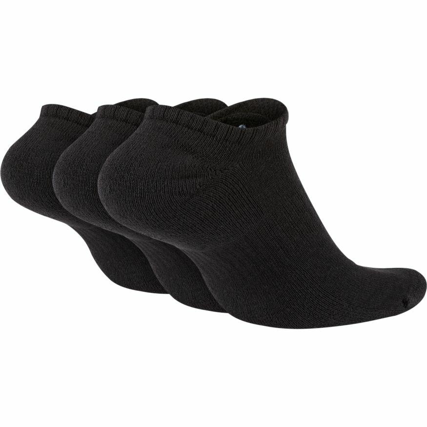 TRAINING NO-SHOW SOCKS (3 BLACK/WHITE