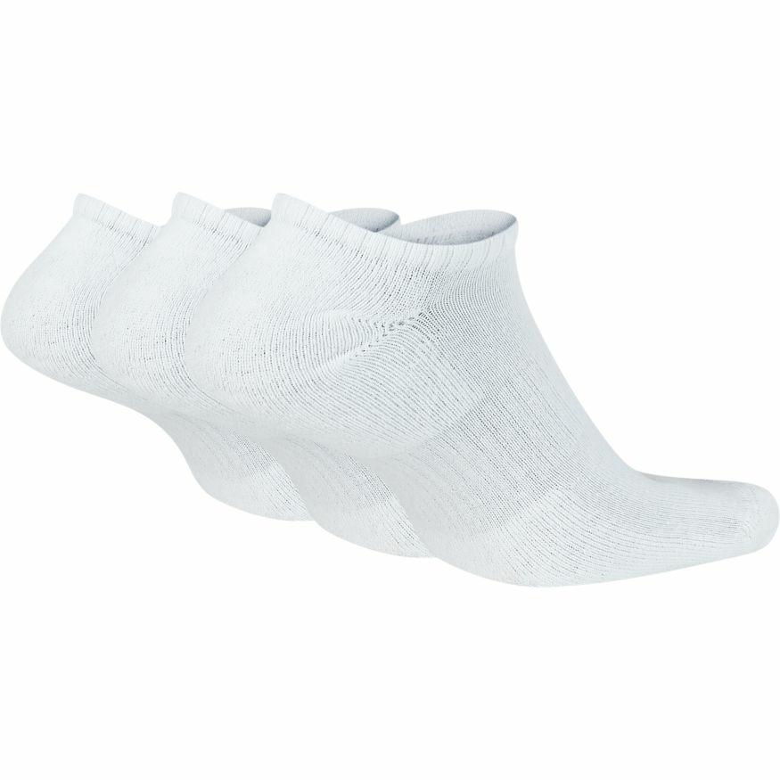 TRAINING NO-SHOW SOCKS (3 WHITE/BLACK