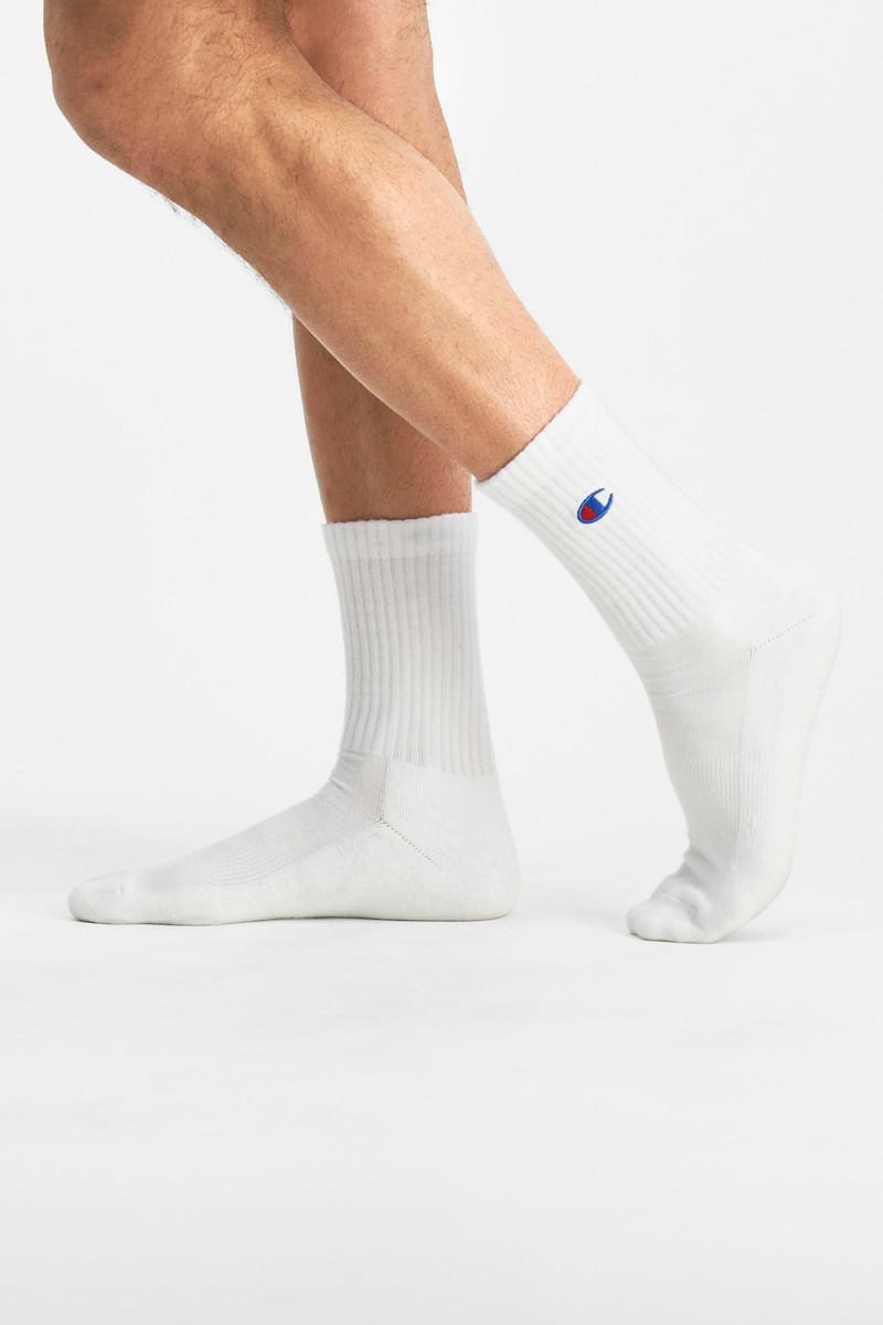 LFS C-LOGO CRW 3PK WIT