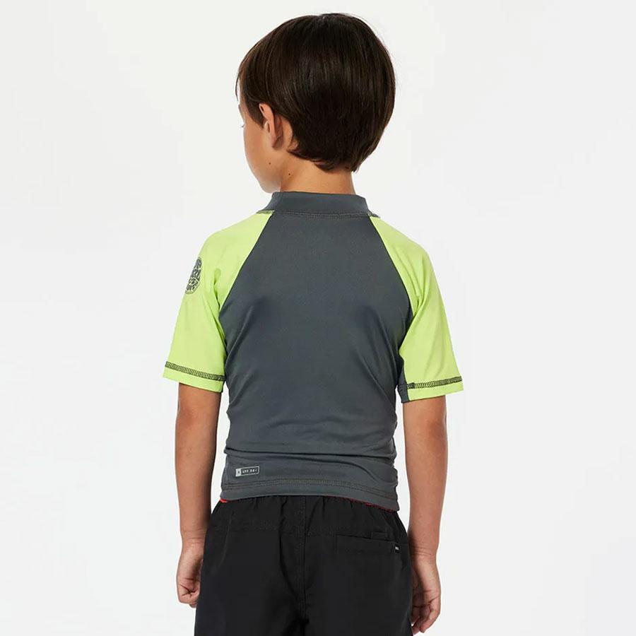 SHOCK UPF S/S-BOY LIME