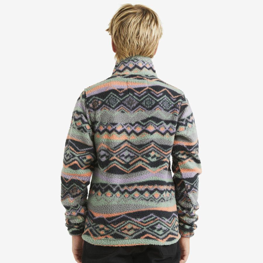BOUNDARY MOCK NECK GREY VIOLET