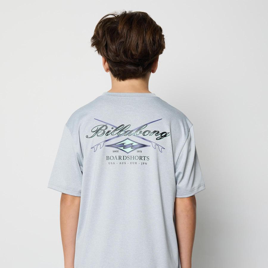 BOYS CROSSBOARDS LF SS LIGHT GREY HEATHER