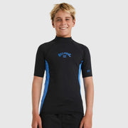 BOYS ARCH PF LS BLACK/SUMMER BLUE