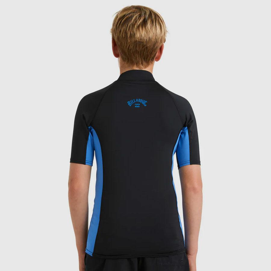 BOYS ARCH PF LS BLACK/SUMMER BLUE