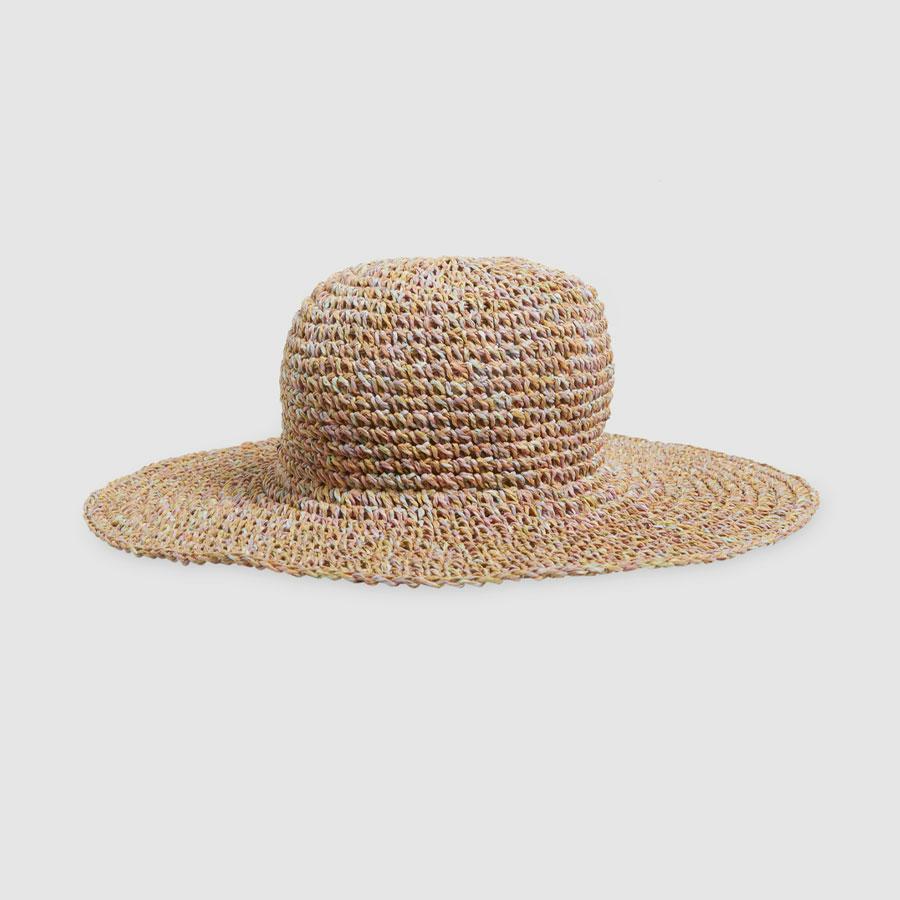 RAINBOW STRAW HAT MULTI