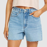 RILEY WALKSHORT FADED INDIGO FRAY