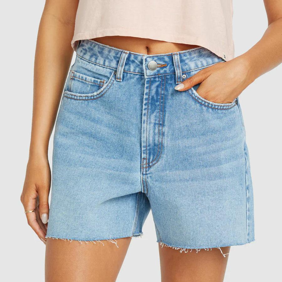 RILEY WALKSHORT FADED INDIGO FRAY