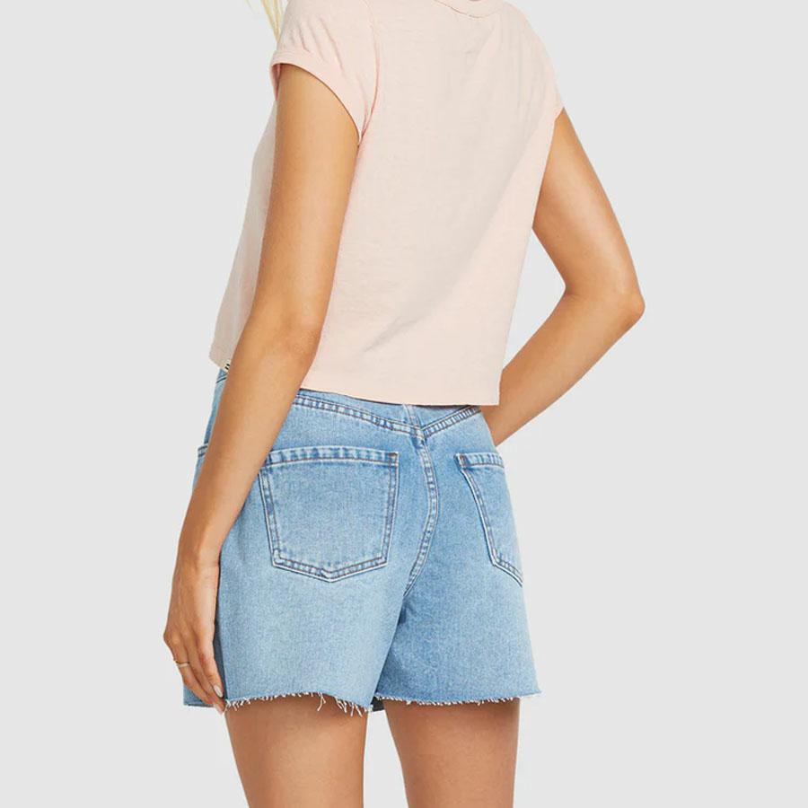 RILEY WALKSHORT FADED INDIGO FRAY