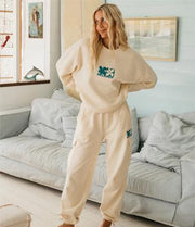 LUCKY YOU TRACKPANT SALT CRYSTAL