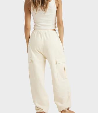 LUCKY YOU TRACKPANT SALT CRYSTAL