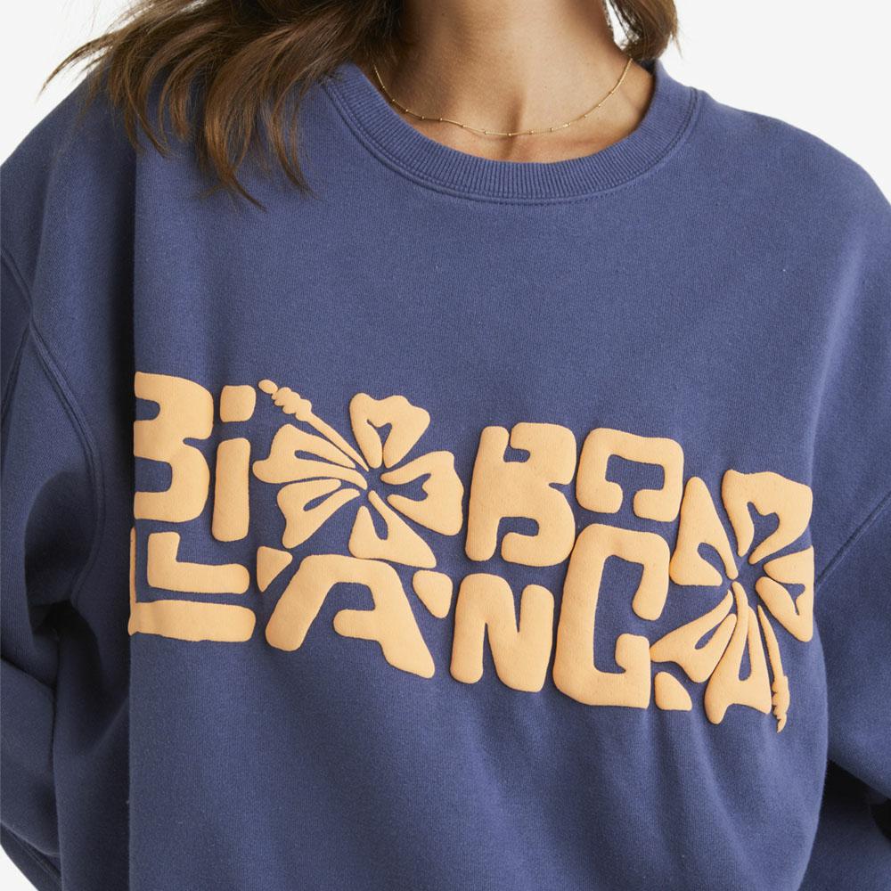 TIKI VIBES KENDALL CREW BLUE SURF
