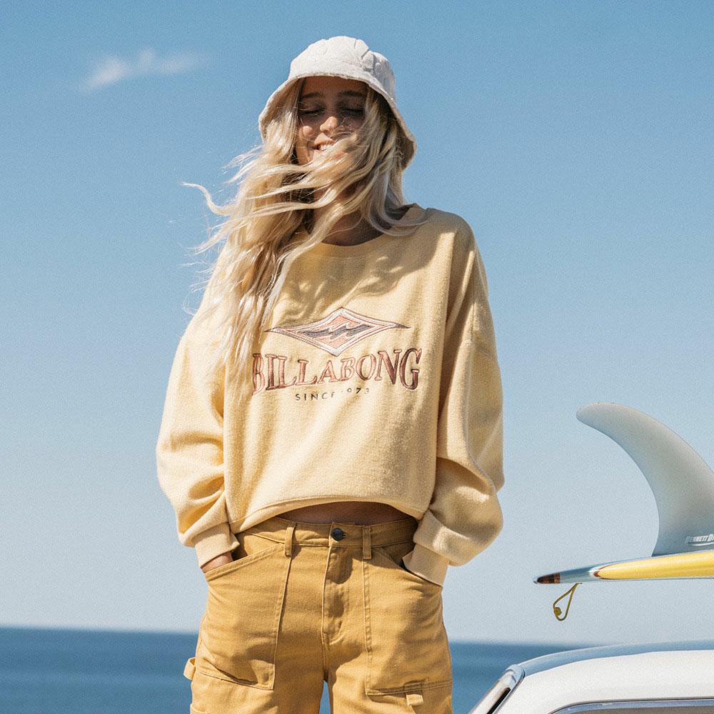 ACROSS WAVES CABO CREW CORNSILK