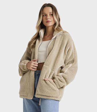SWEET RIDE ZIP UP COYOTE