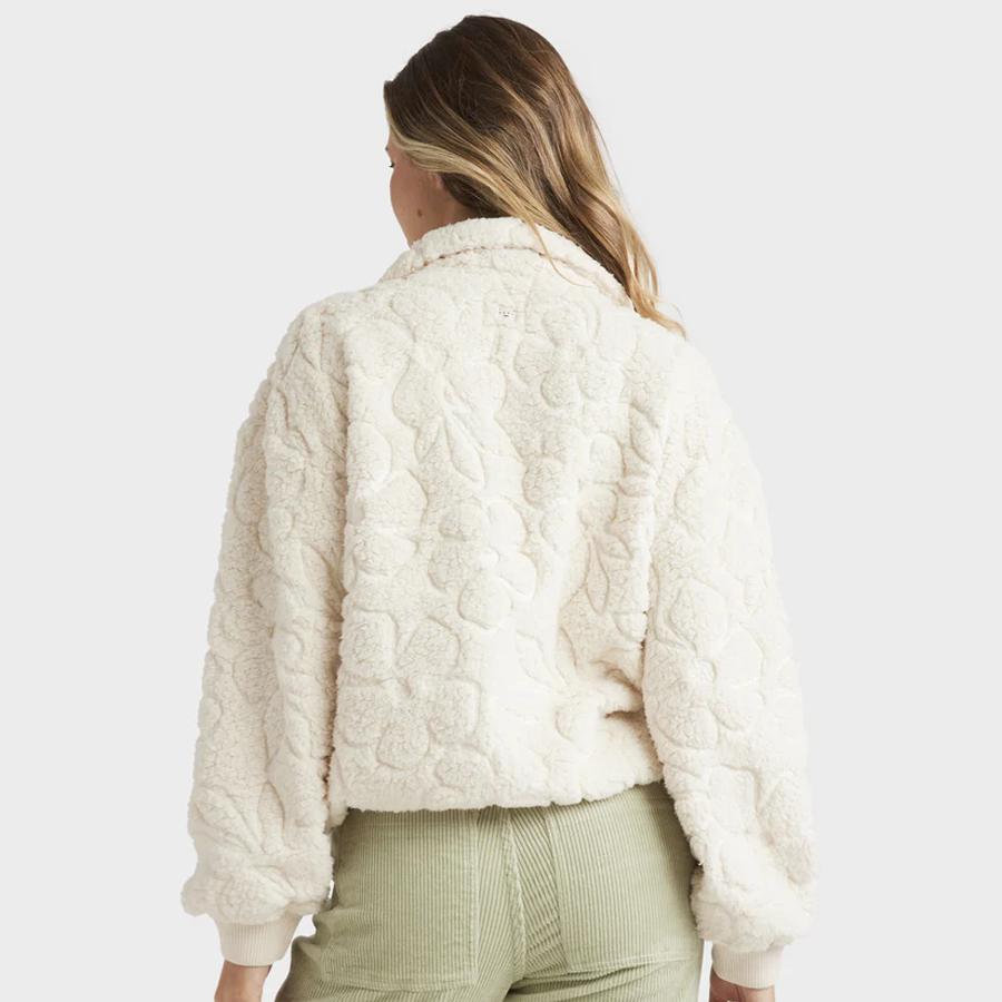 FIRESIDE COZY HALF ZIP CR WHITECAP