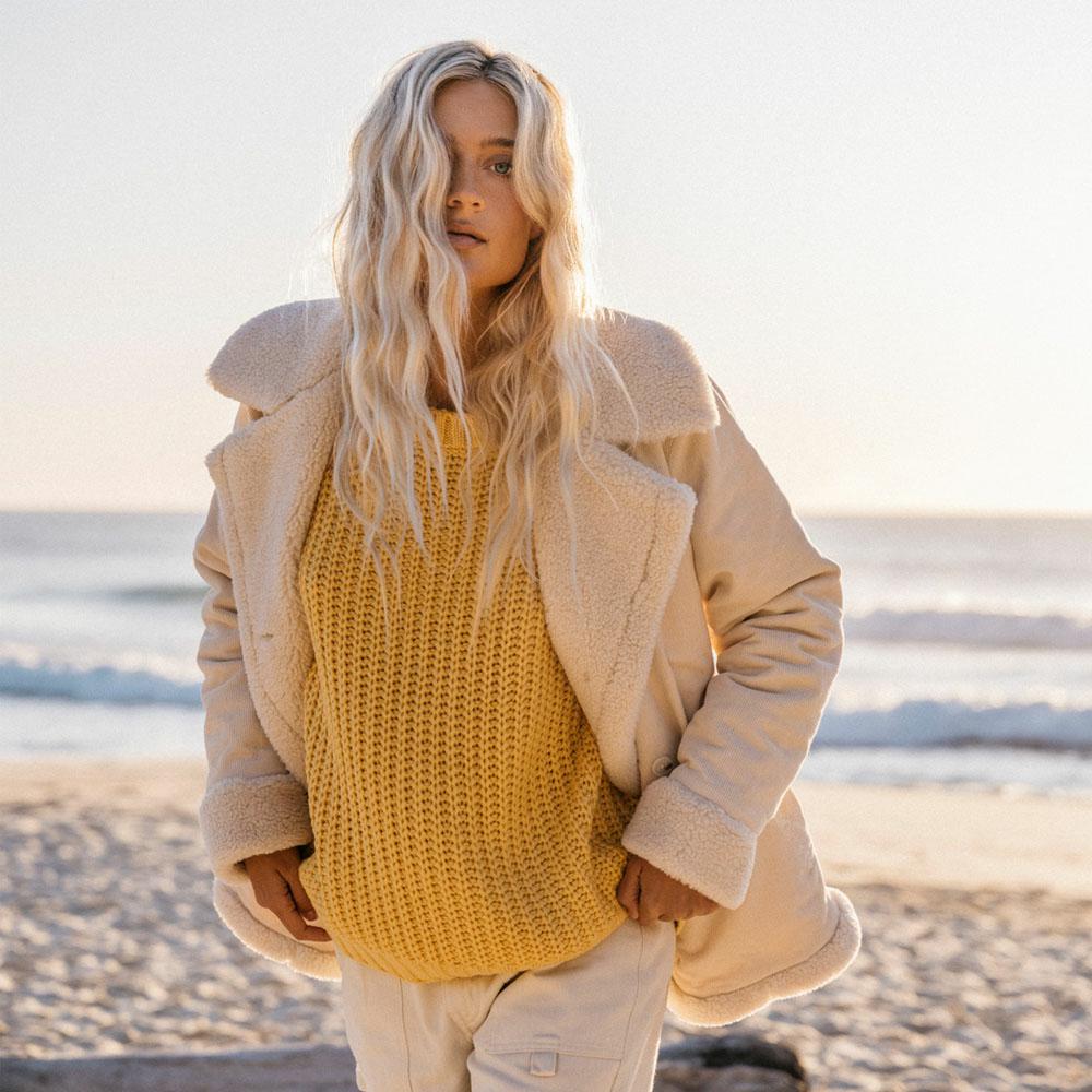 CLOVER SWEATER CORNSILK