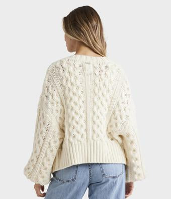 MONTANA CARDIGAN SALT CRYSTAL