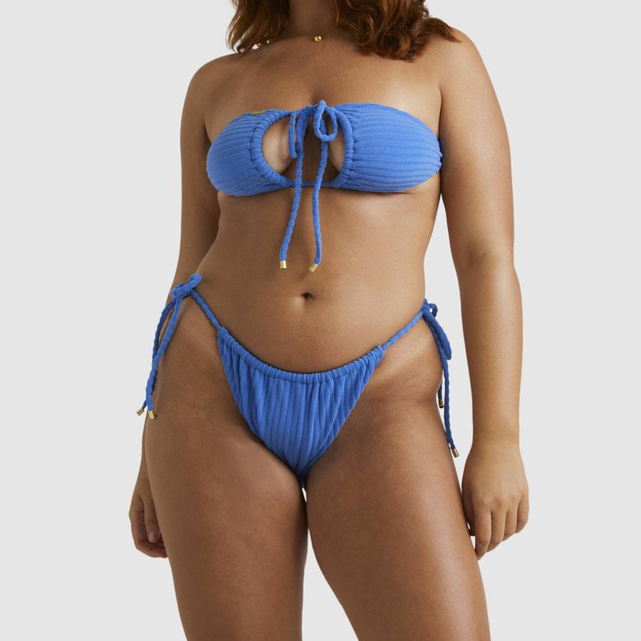 TERRY RIB BELLS PANT PALACE BLUE