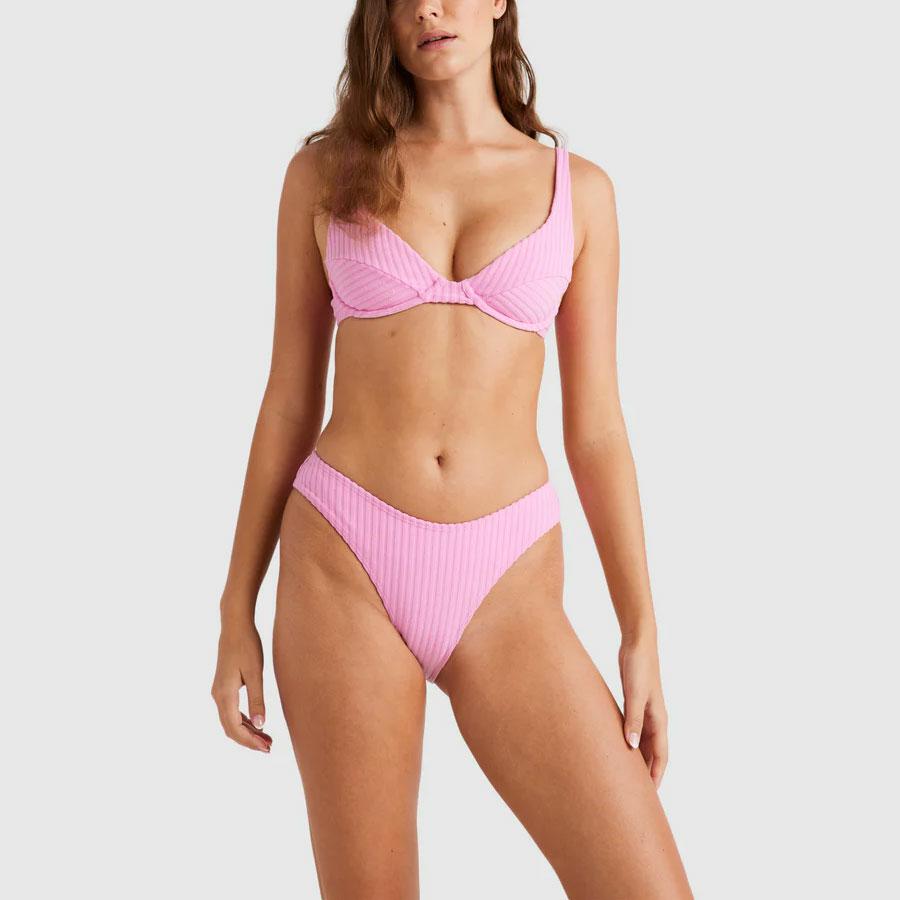 TERRY RIB BONDI PANT BERRY PINK