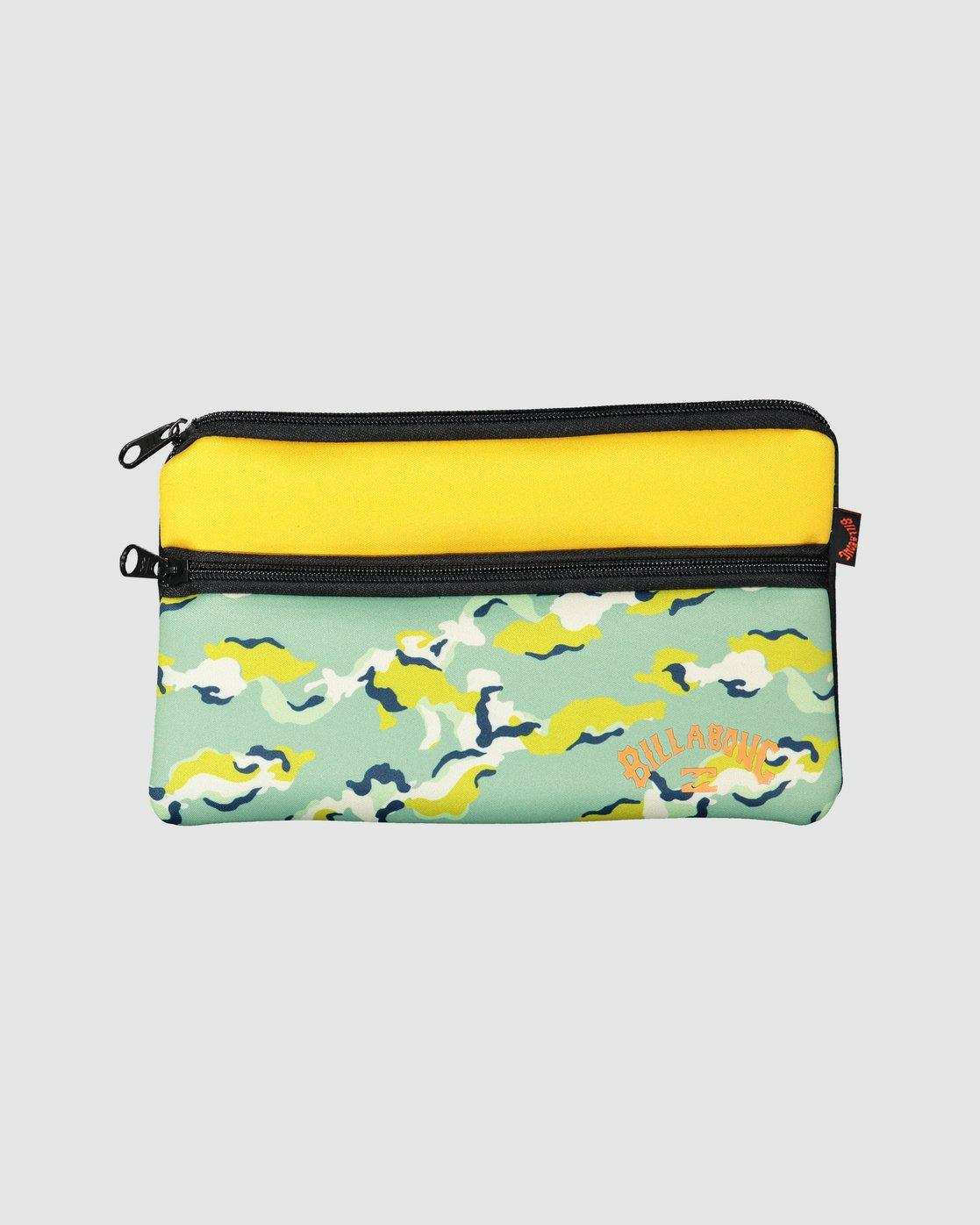 GROMS PENCIL CASE GREEN HAZE