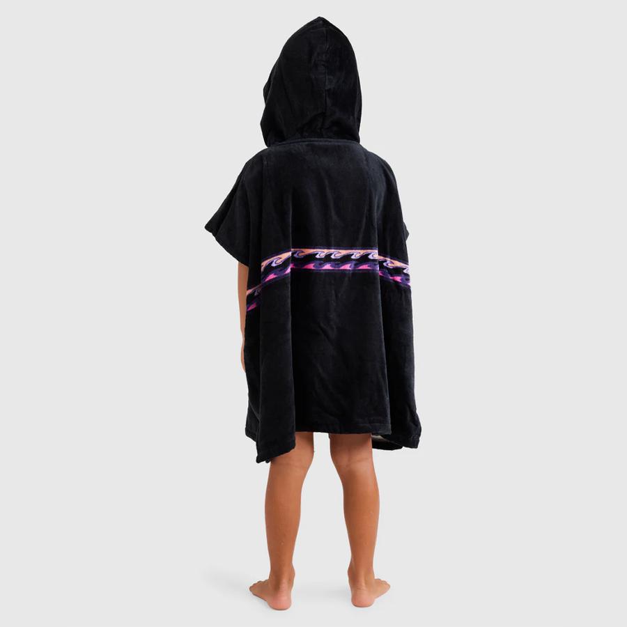 GROMS HOODED TOWEL BLACK