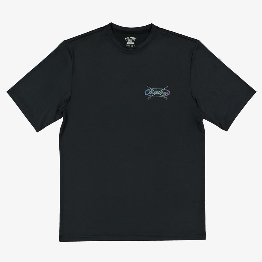 CROSS BOARD RF SS BLACK HEATHER