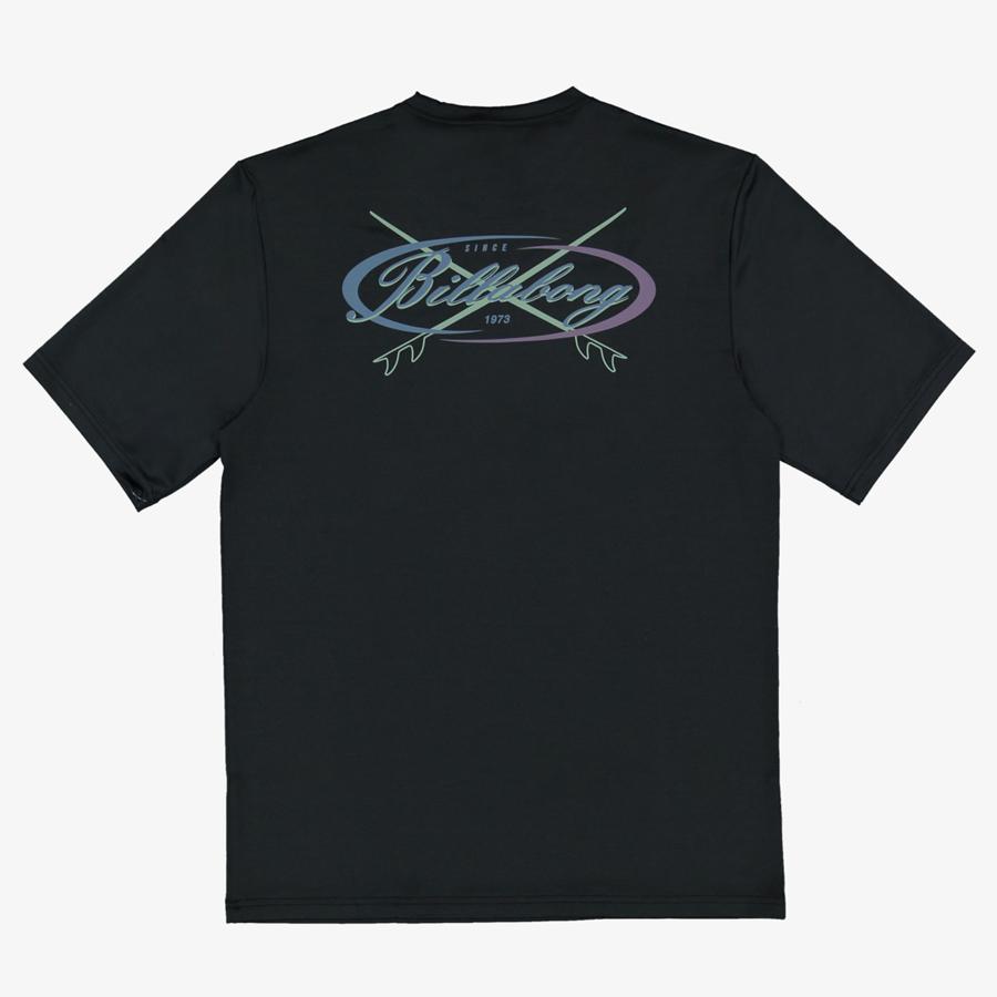 CROSS BOARD RF SS BLACK HEATHER