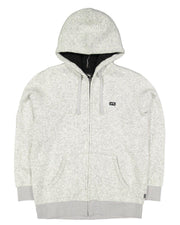 REVOLT ZIP THRU HOOD LIGHT GREY HEATHER