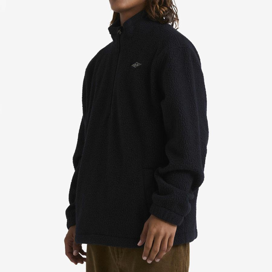 BOUNDARY MOCK NECK BLACK