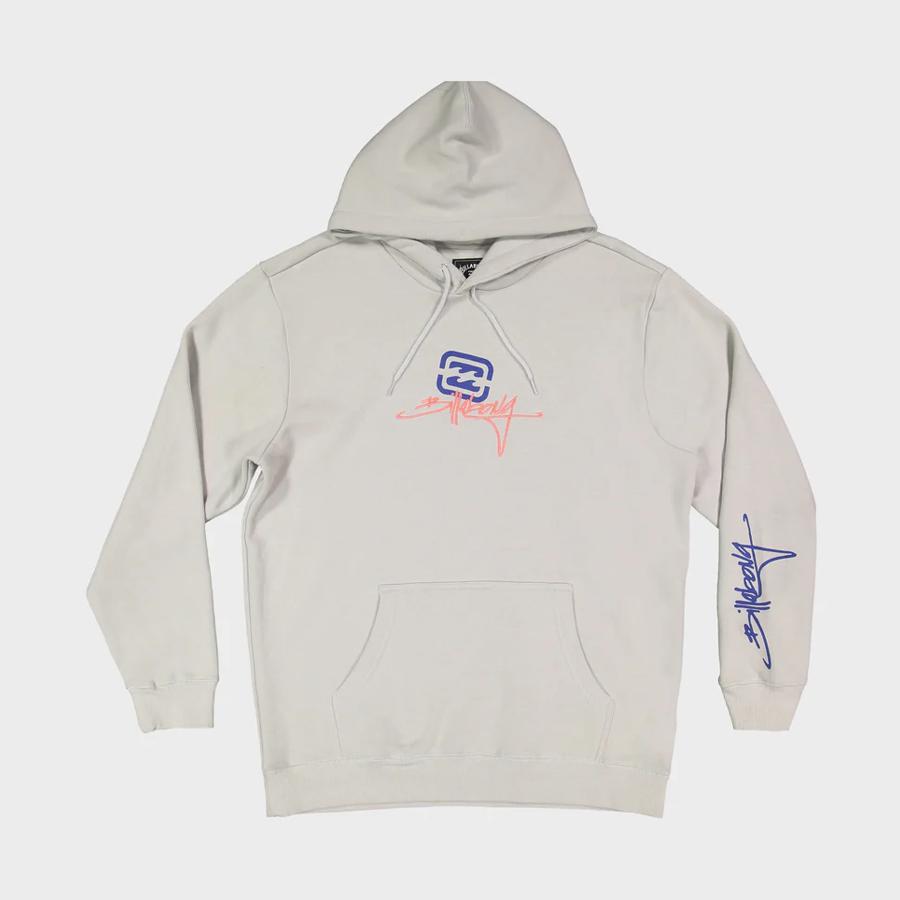 OG SCRIPT POP HOOD SILVER