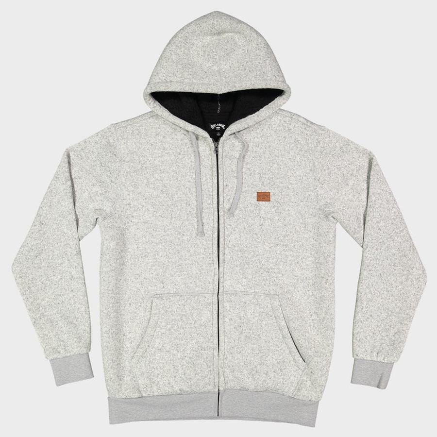 REVOLT ZIP THRU HOOD LIGHT GREY HEATHER