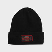 THROW BACK BEANIE BLACK