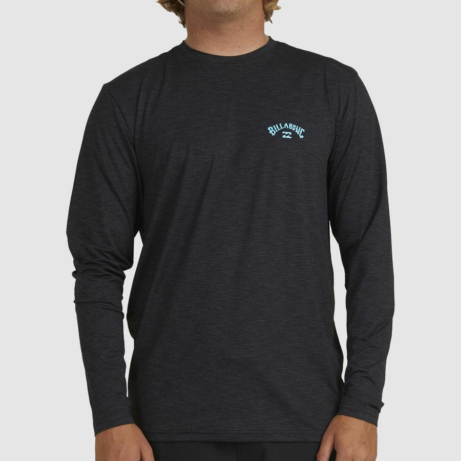 SHORELINE LF LS BLACK HEATHER