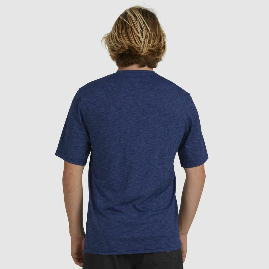 SHORELINE LF SS DENIM HEATHER