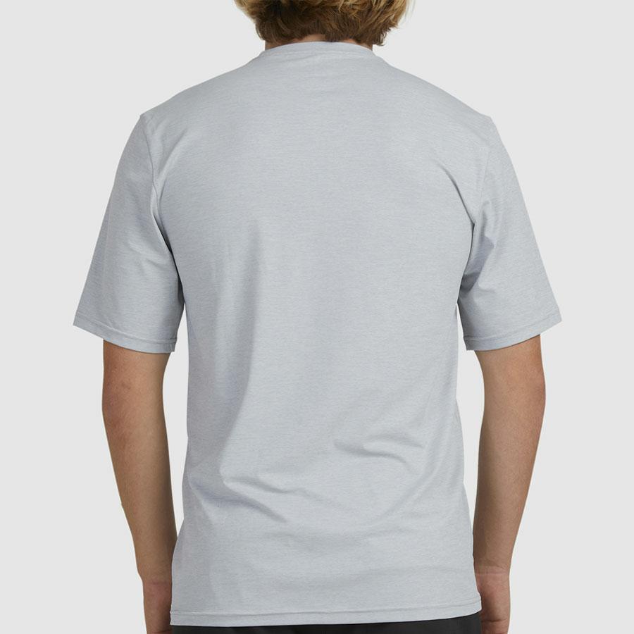 SHORELINE LF SS LIGHT GREY HEATHER