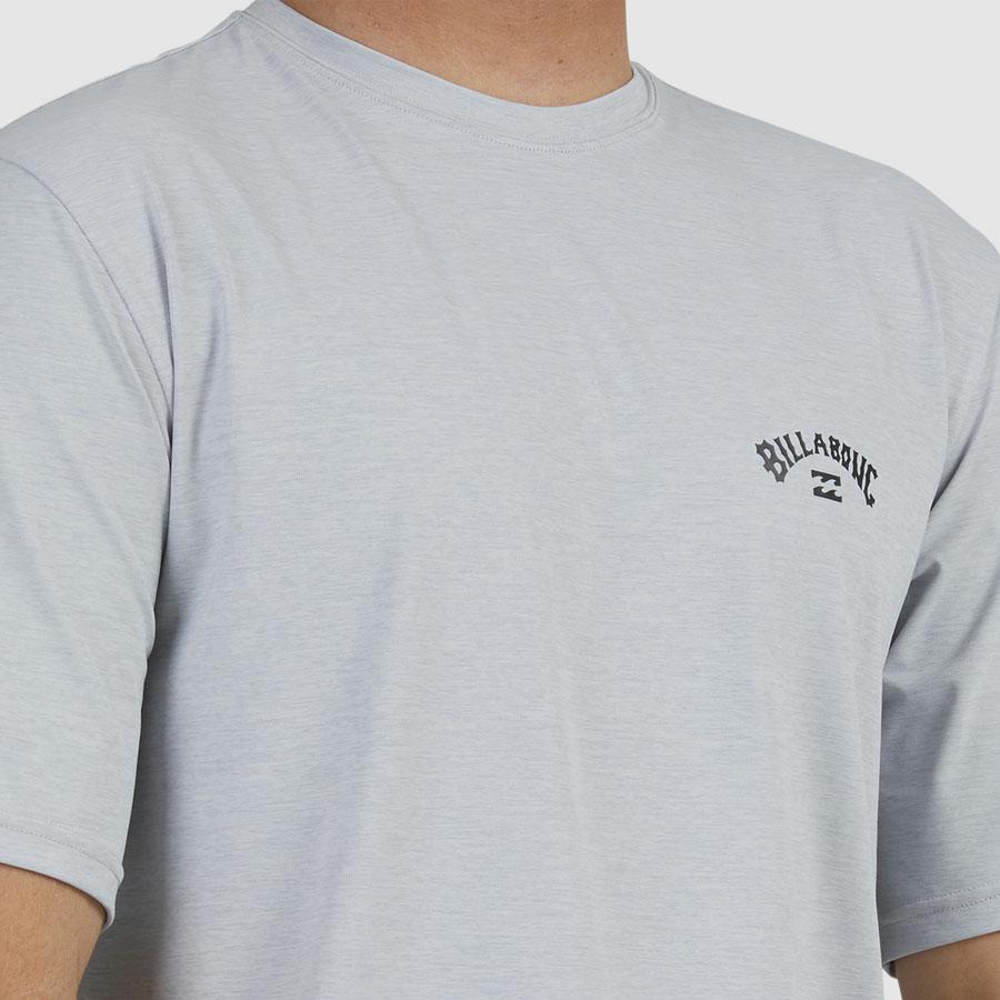SHORELINE LF SS LIGHT GREY HEATHER