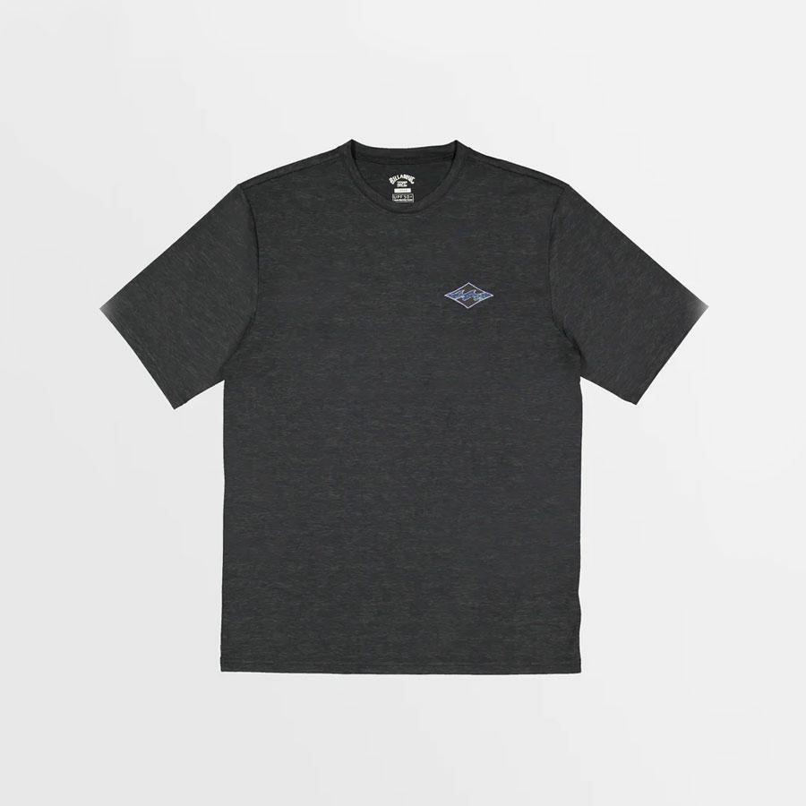 DIAMOND SHORELINE LF SS BLACK HEATHER