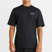 DIAMOND SHORELINE LF SS BLACK HEATHER