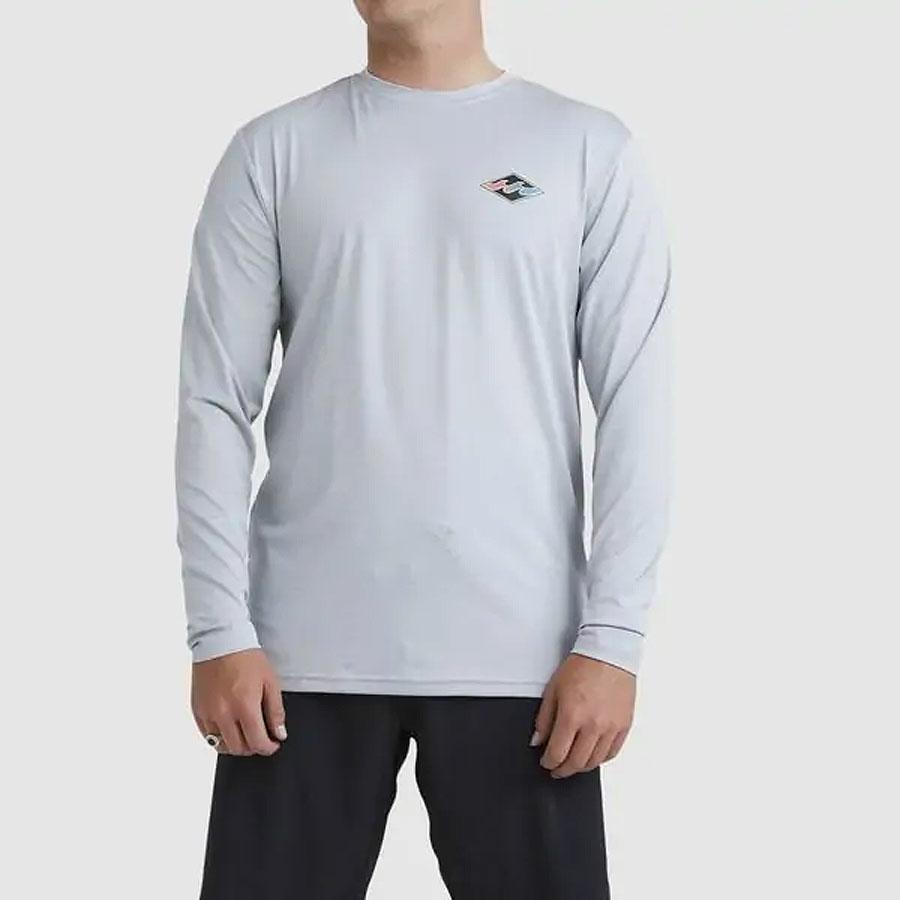DIAMOND SHORELINE LF SS LIGHT GREY HEATHER