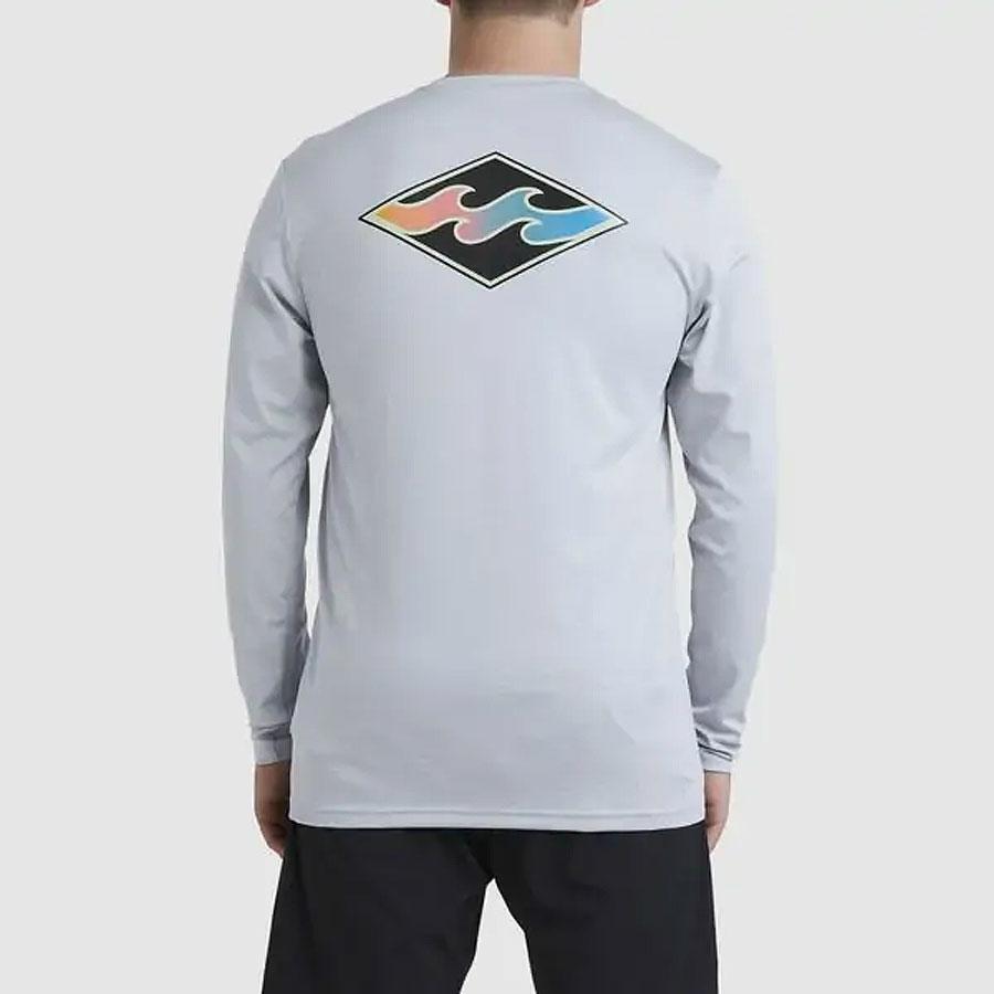 DIAMOND SHORELINE LF SS LIGHT GREY HEATHER