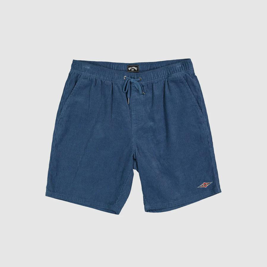 LARRY CORD SHORT SMOKE BLUE