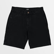 BAD DOG WORKWEAR SHORT WASHED BLACK